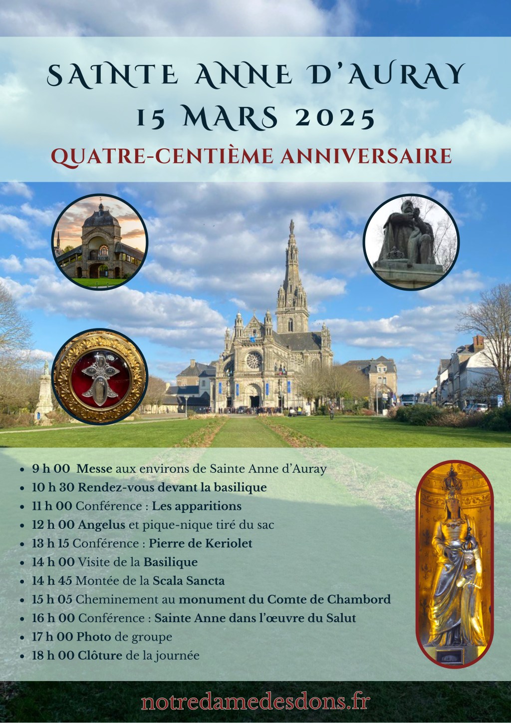 Grand pèlerinage à Sainte Anne&nbsp;d&rsquo;Auray